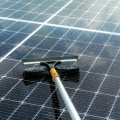 Can i use a sponge to clean my solar panels?