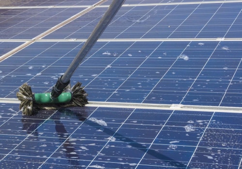 Can i use dish soap to clean solar panels?