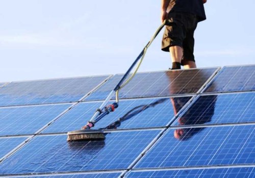 Do solar panels need to be cleaned on a regular basis?