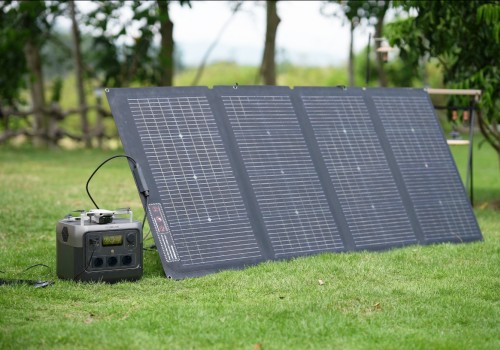 Can multiple batteries be connected to a single portable solar panel system?