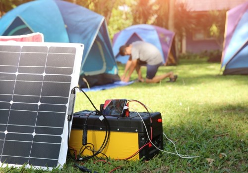 How much sunlight does a portable solar panel need to generate power?